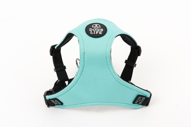 X Dog Neoprene Soft Harness Turquoise