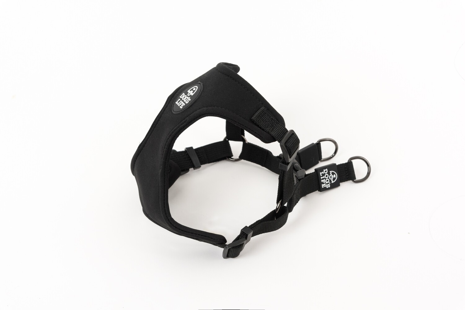 X Dog Neoprene Soft Harness Black