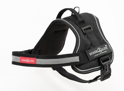 Active No Pull Control Handle Harness Black