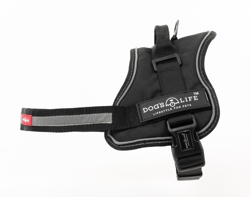 Active No Pull Control Handle Harness Black