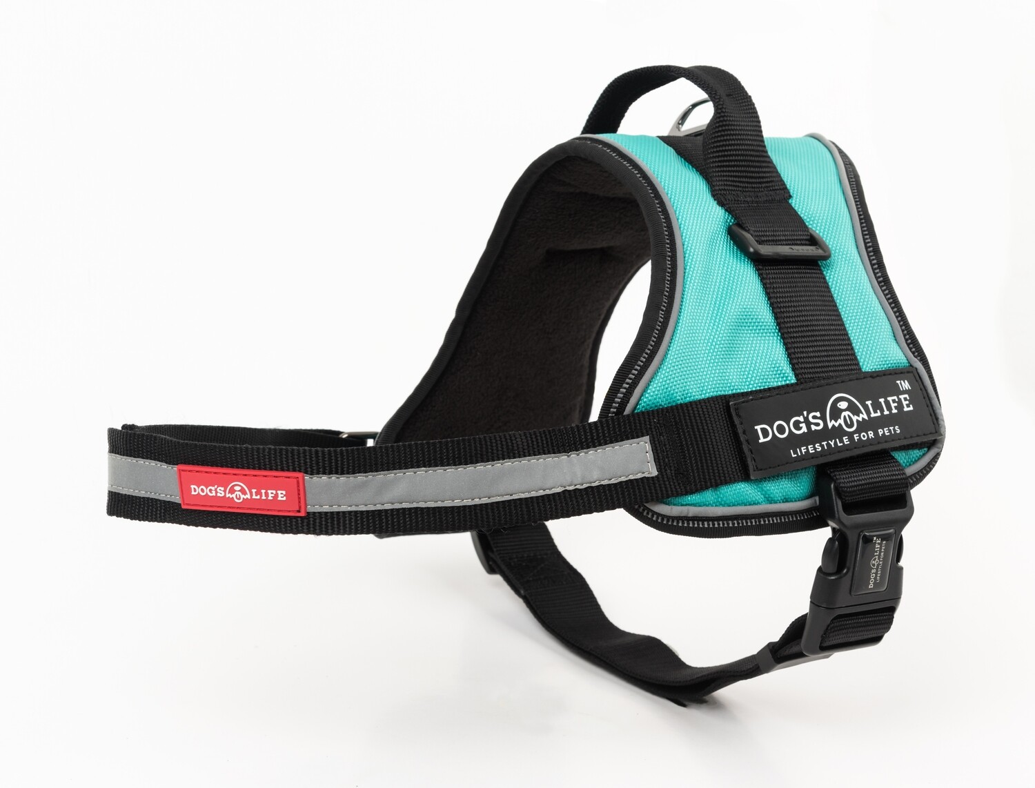 Active No Pull Control Handle Harness Turquoise