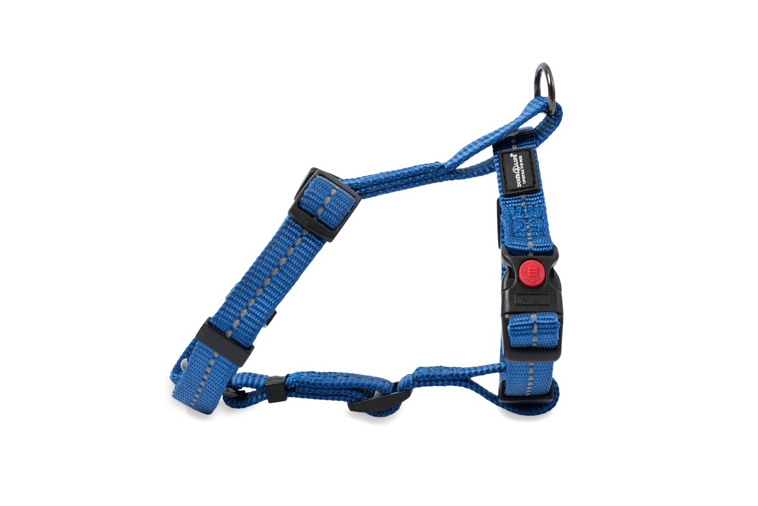 Reflective Supersoft Webbing H Harness Yale Blue