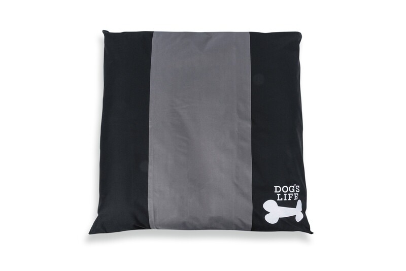 Dog&#39;s Life Squarebone Dog Cushion Black