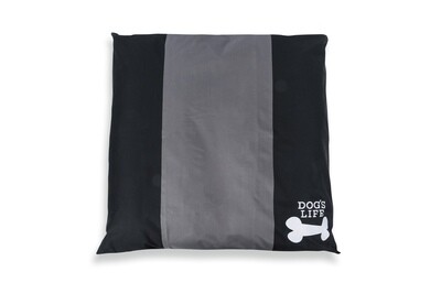 Dog&#39;s Life Squarebone Dog Cushion Black