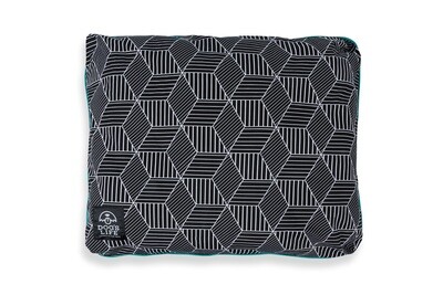 Dog's Life Box Pad Black Geo Cubes