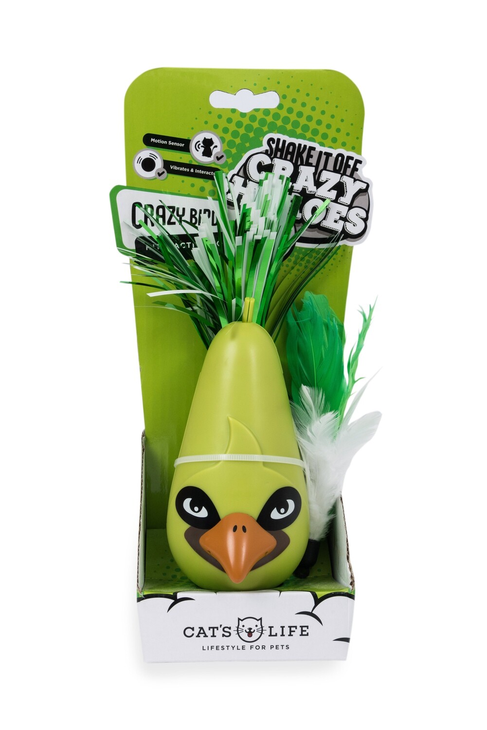 Shake It Off Crazy Bird Electronic Toy Green