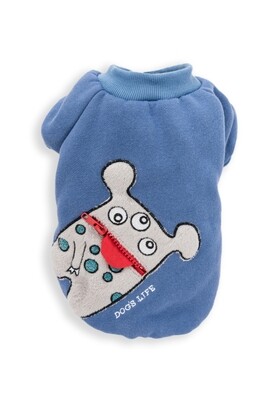 Monster Hoodies with Tongue Blue