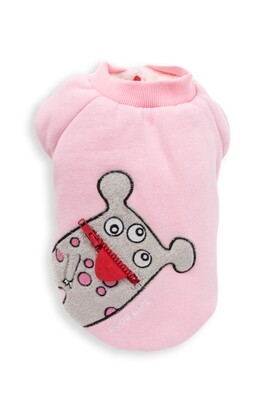 Monster Hoodies with Tongue Pink