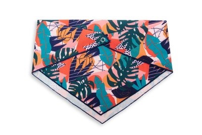 Abstract Tropical Paradise Bandana Orange