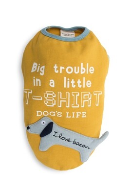 Big Trouble Little T-Shirt Yellow