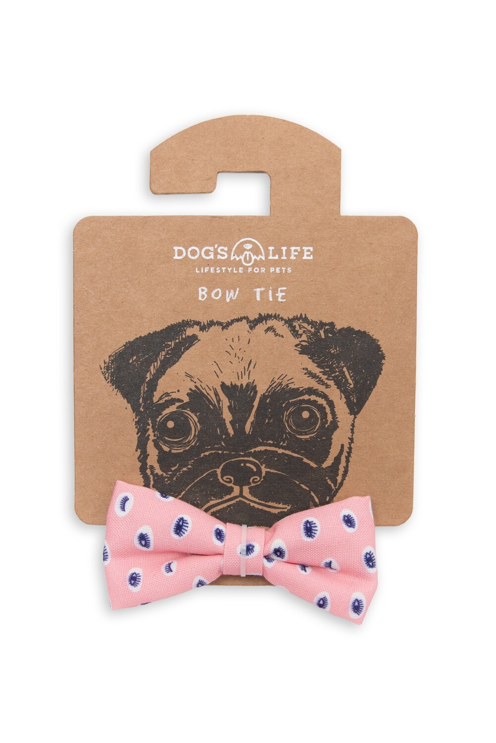 Bow Tie Eyes Doodle Pink