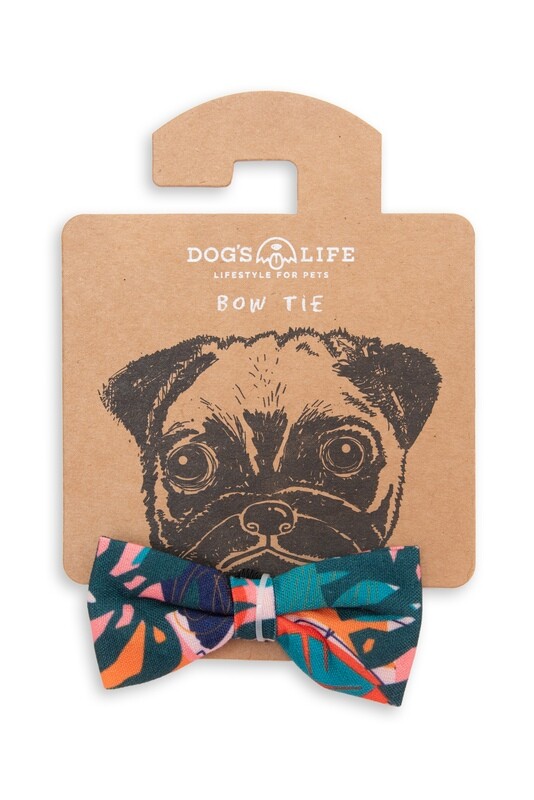 Bow Tie Abstract Tropical Paradise Orange