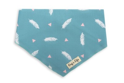 Feather Bandana Blue