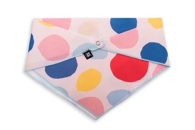 Retro Circles Bandana Pink