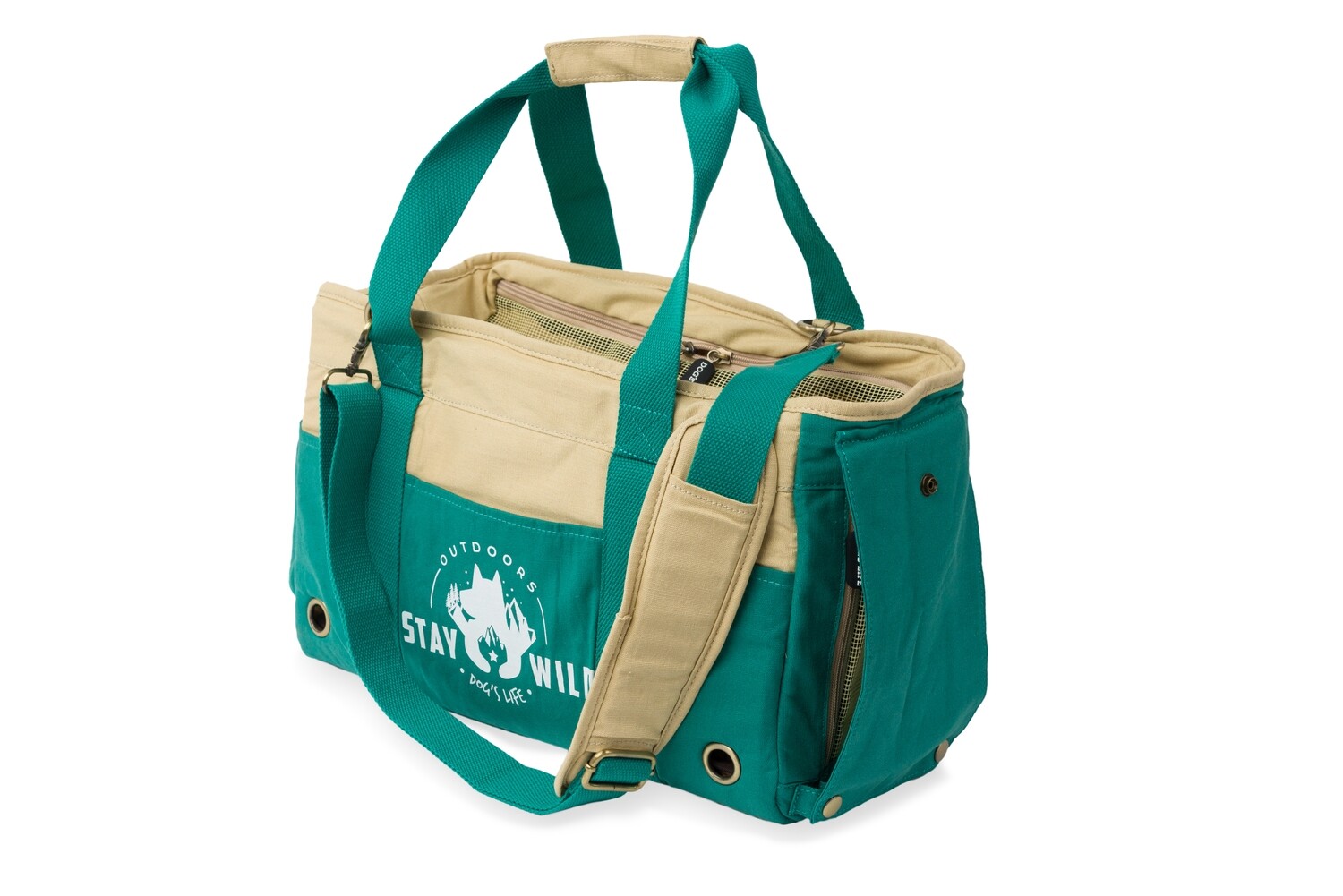 Stay Wild Pet Carrier Green