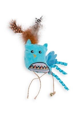 Indie Bird Cat Toy W/Feather 21cm Indie Bird Cat Toy W/Feather 21cm