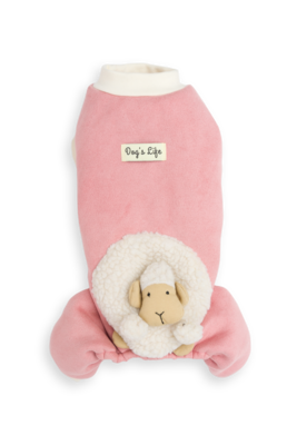 Dog&#39;s Life Sheep PJ Pink