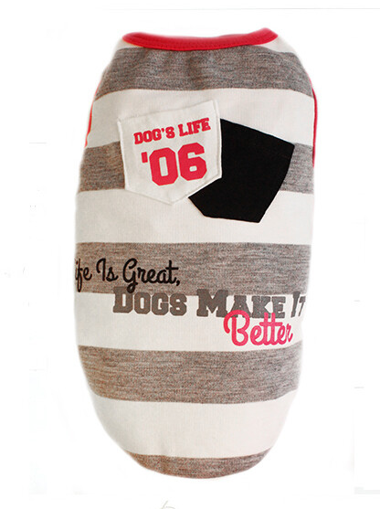 Dogs Make It Better Tee Grey