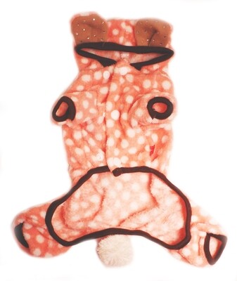 Polka Bear Pajamas Pink