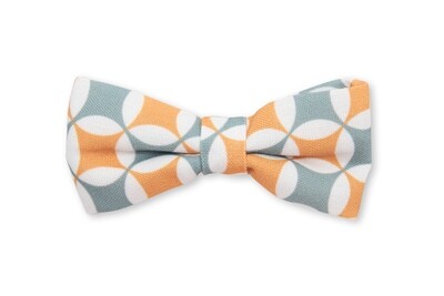 Bow Tie Retro Circles Blue