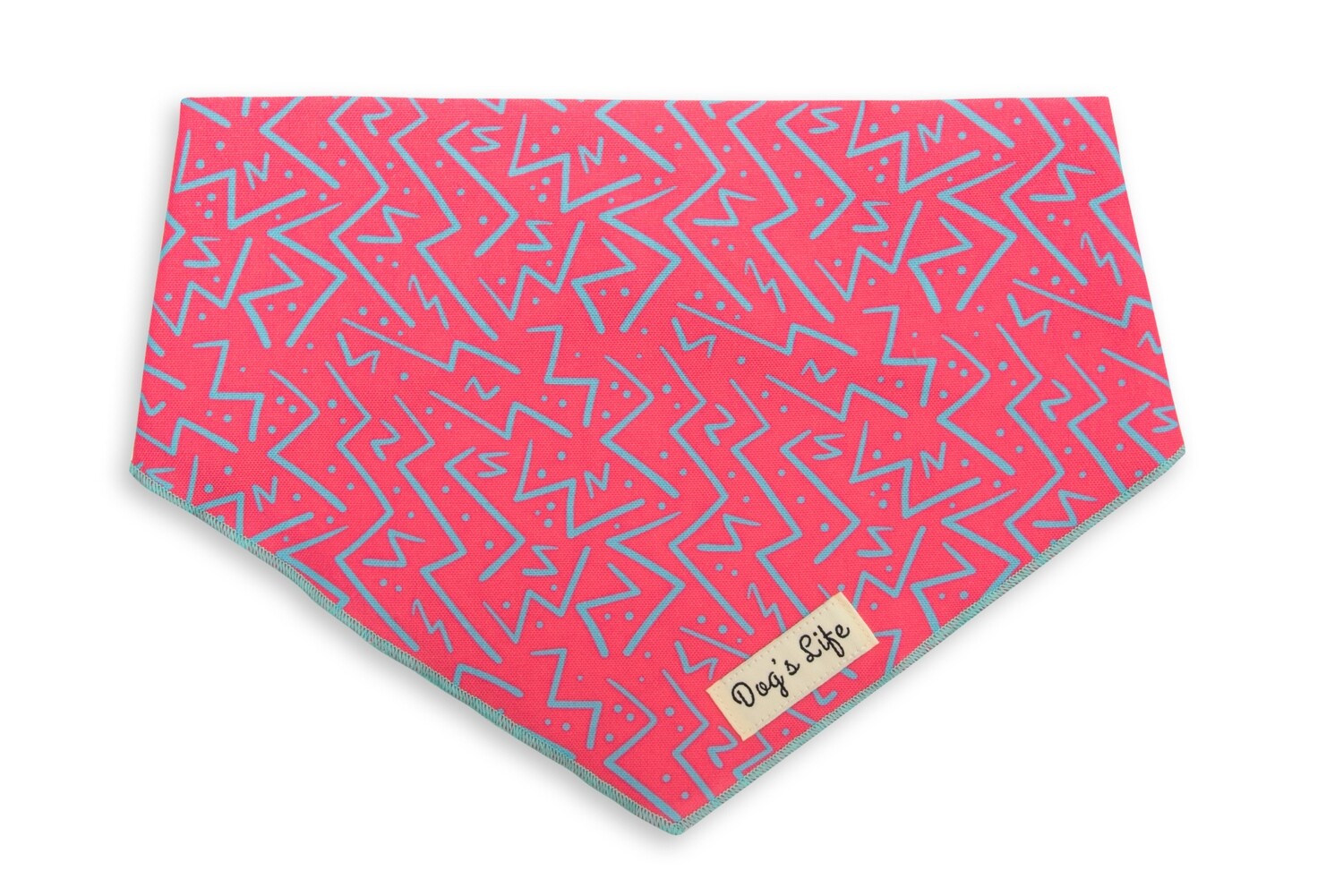 Chaotic Zig Zag Bandana Pink