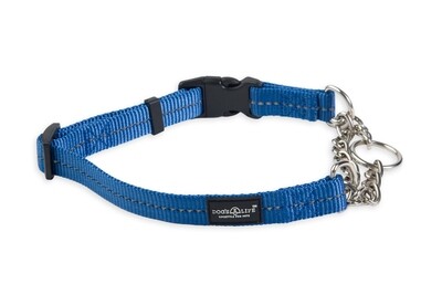 Reflective Martingale Chain Dog Collar Black