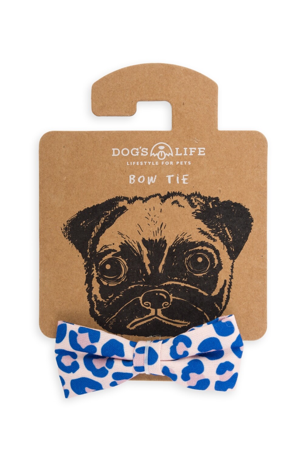 Bow Tie Leopard Spot Pink