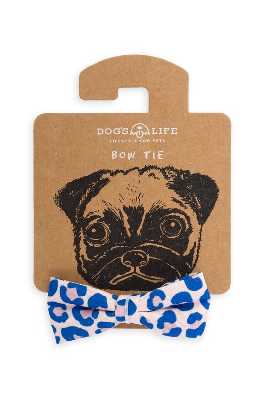 Bow Tie Leopard Spot Pink