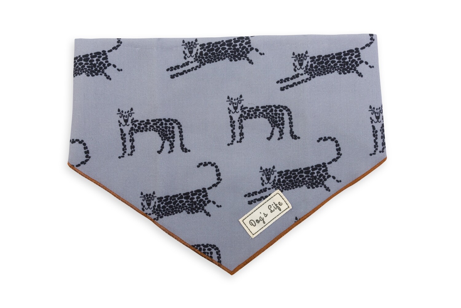 Leopards Bandana Grey