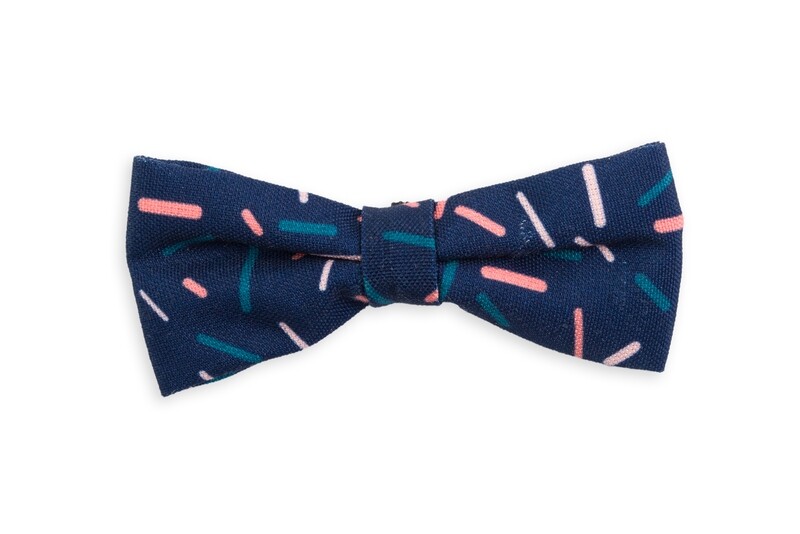 Bow Tie Sprinkles of Life Navy