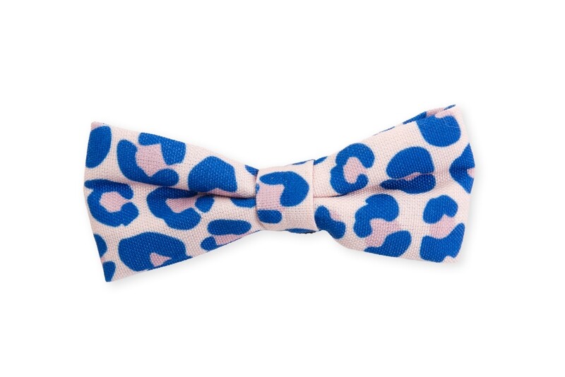 Bow Tie Leopard Spot Pink