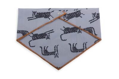 Leopards Bandana Grey