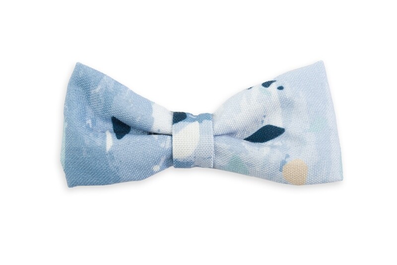 Bow Tie Terrazzo Blue