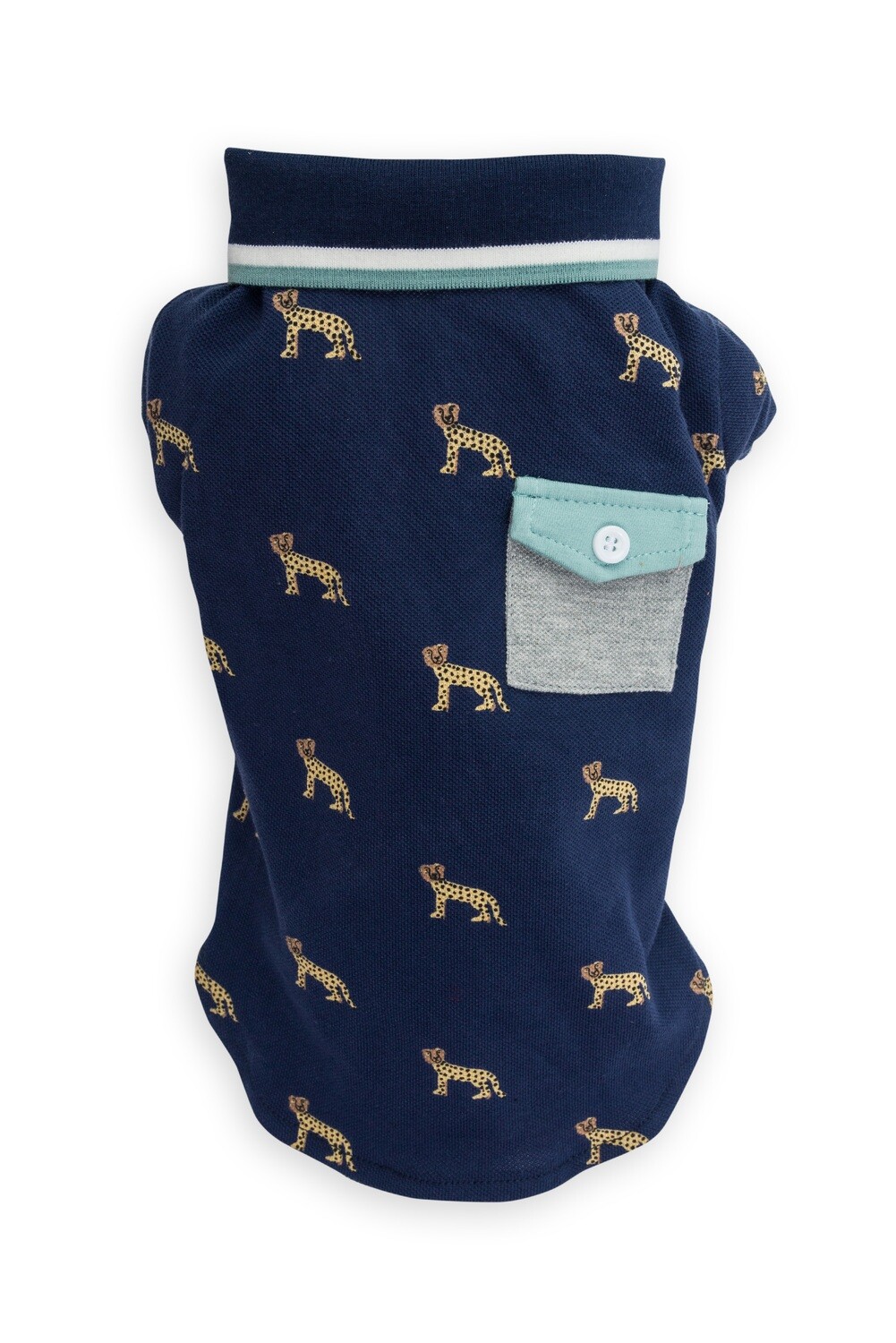 Polo Summer Leopard Shirt Navy