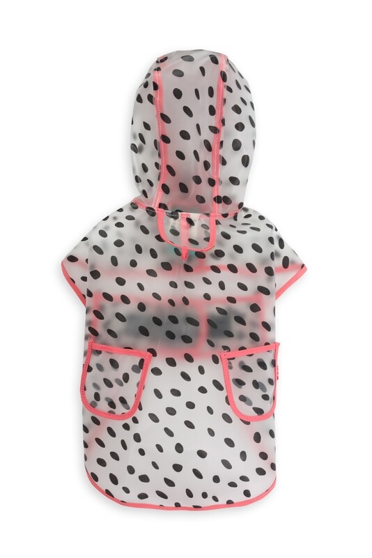 Dog&#39;s Life Raincoat Spots Pink