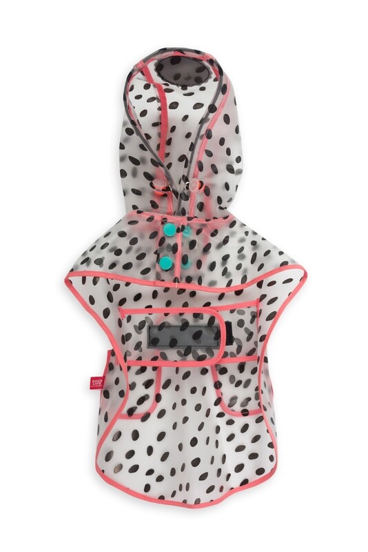 Dog's Life Raincoat Spots Pink