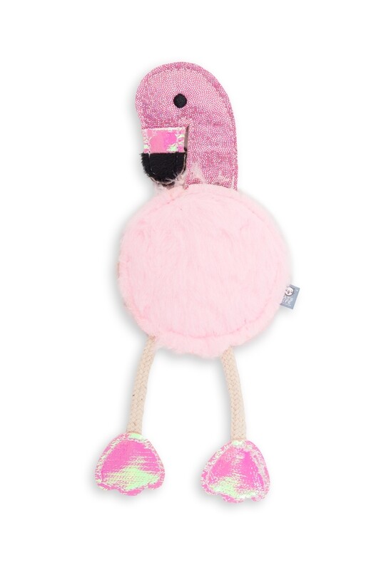 Pink Flamingo Cat Toy 19cm