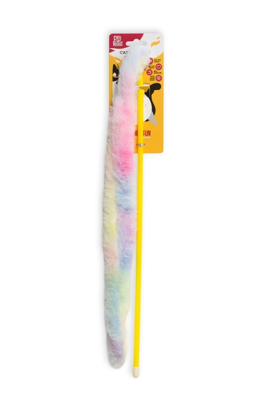 Cat Toy Dangler Unicorn's Tail Blue