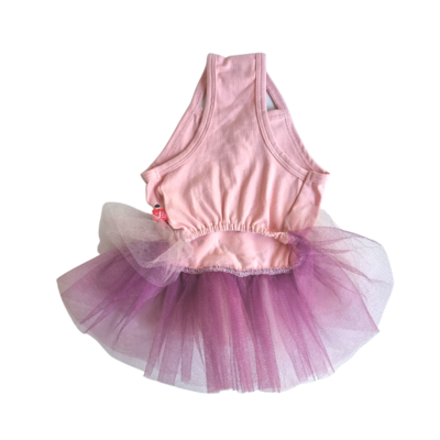 Tropical Tulle Dress Pink