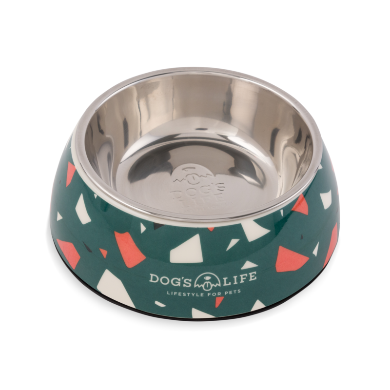 Melamine Stainless Steel Bowl Terrazzo