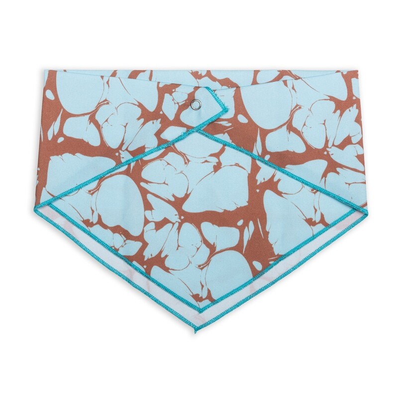 Marble Bandana Blue