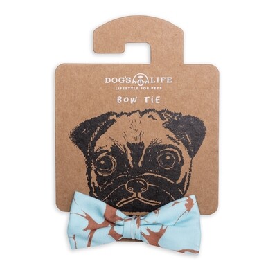 Bow Tie Marble Blue