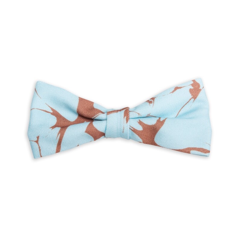 Bow Tie Marble Blue