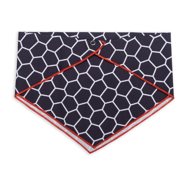 Honeycomb Bandana Black