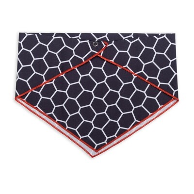 Honeycomb Bandana Black