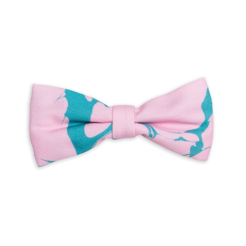 Bow Tie Marble Pink