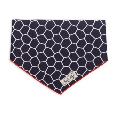 Honeycomb Bandana Black