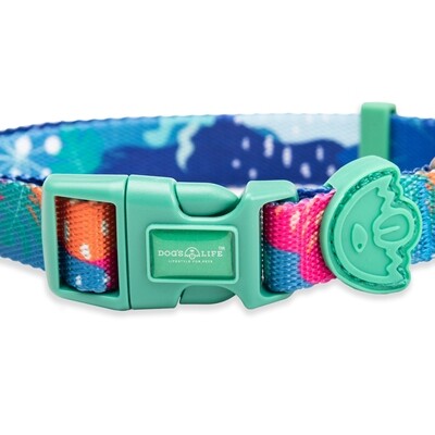 Designer Pooch Collar Under the Sea Blue