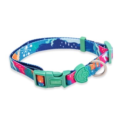 Designer Pooch Collar Under the Sea Blue