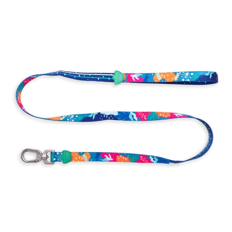 Designer Pooch Leash Under the Sea Blue